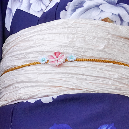 2024新作浴衣-浴衣小物_飾り紐-浴衣へこ帯　たちばな在庫-社員モデル